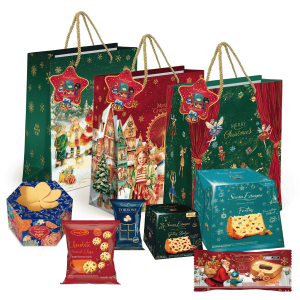 Kit Natalino Sacola Glitter
